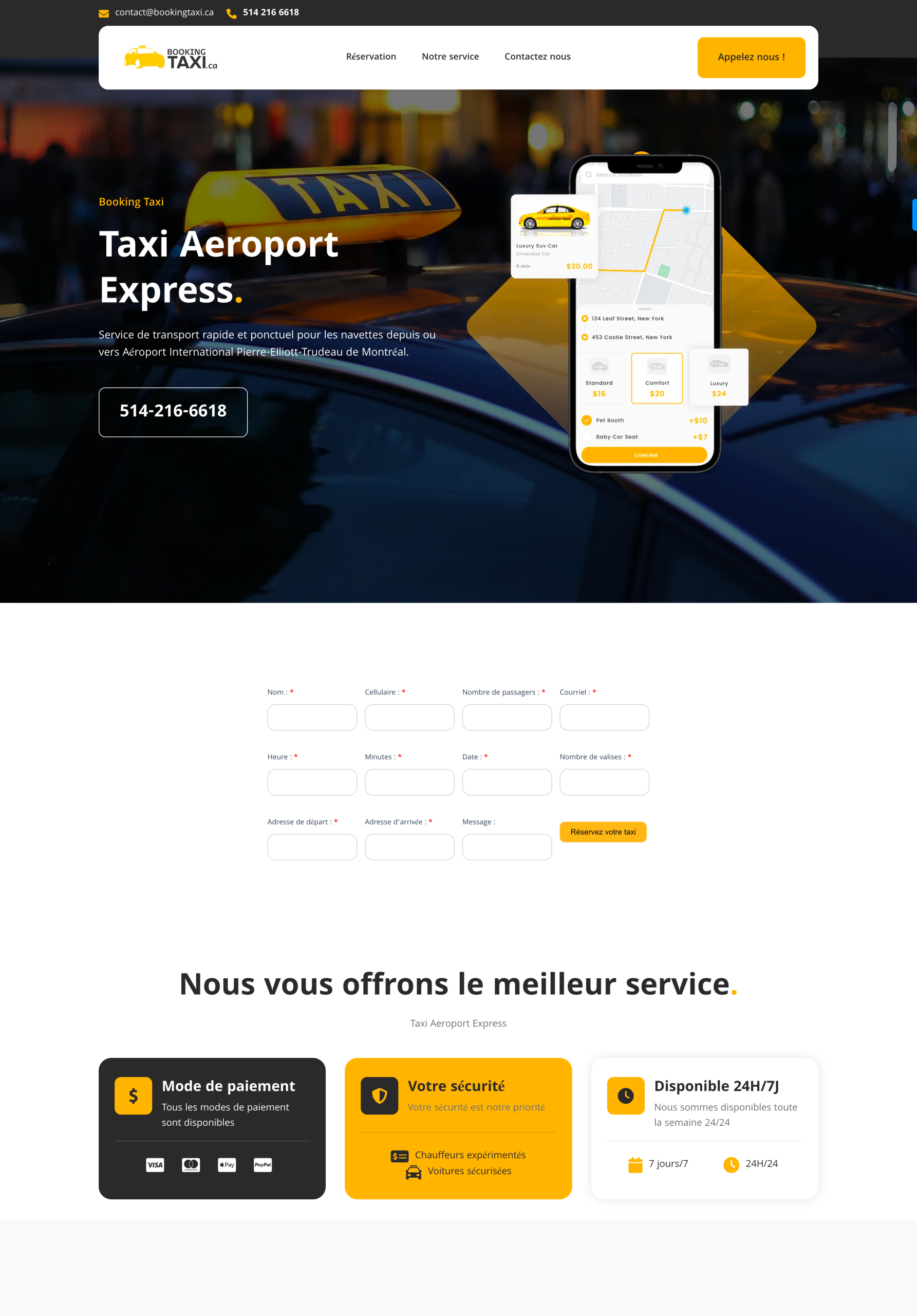 Booking Taxi